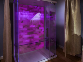 A Salt Booth For Salt Therapy At Intomesea In Santa Monica, California.