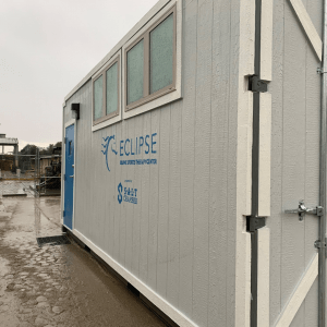 Exterior Image Of A Portable Equine Halotherapy Room