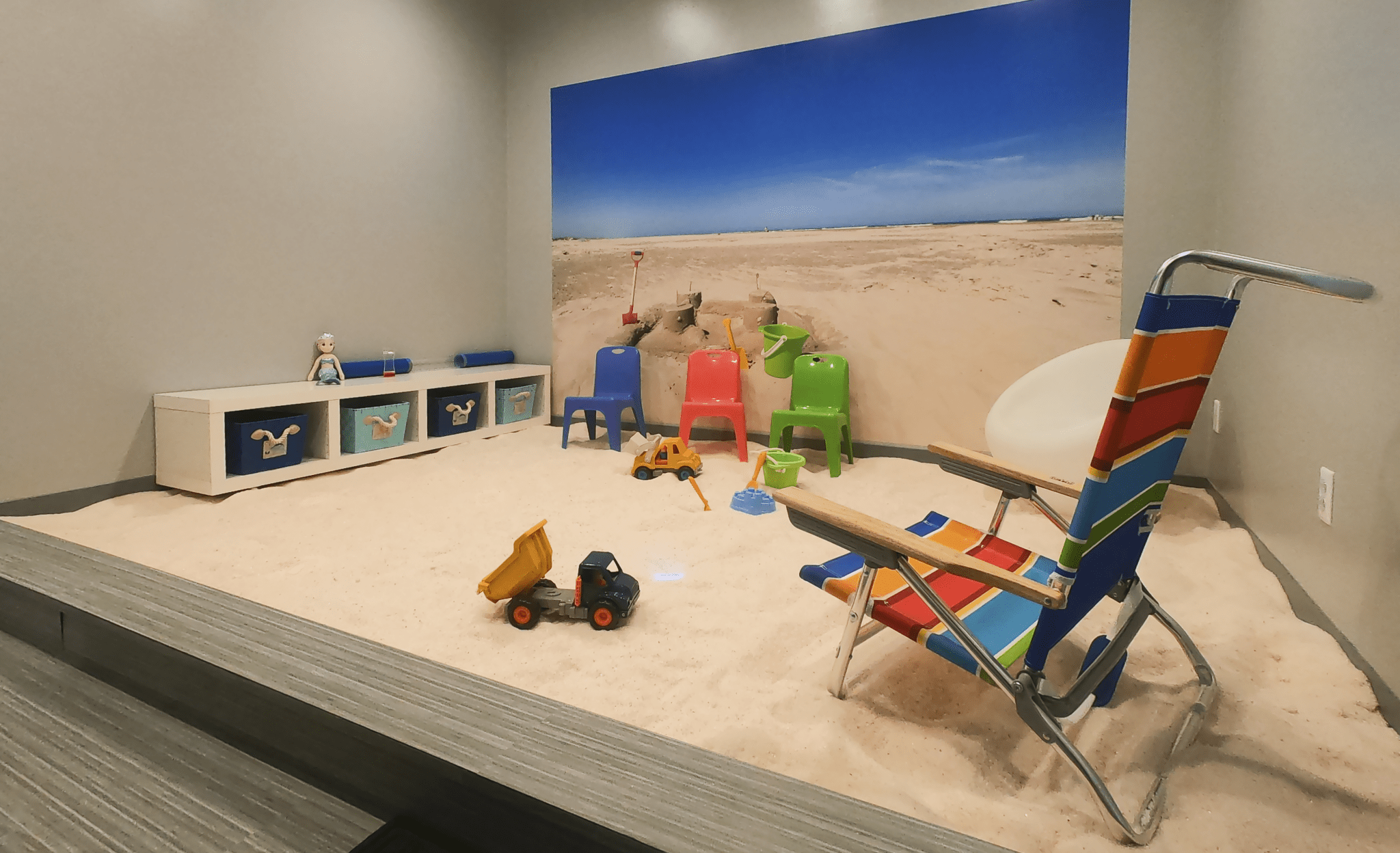 Kids Can Play With Toys At Breathe Salt And Sauna Children'S Salt Room.